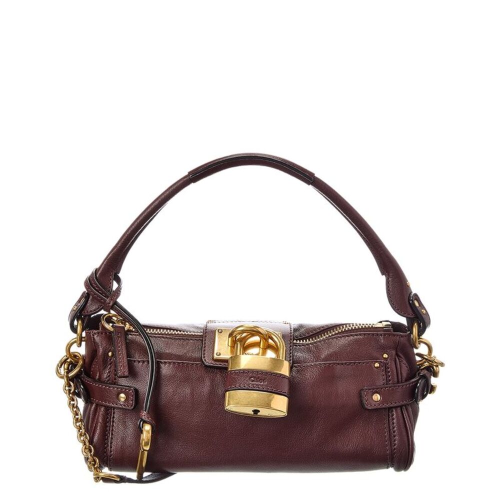 Chloé Paddington Small Leather Shoulder Bag, Brown
